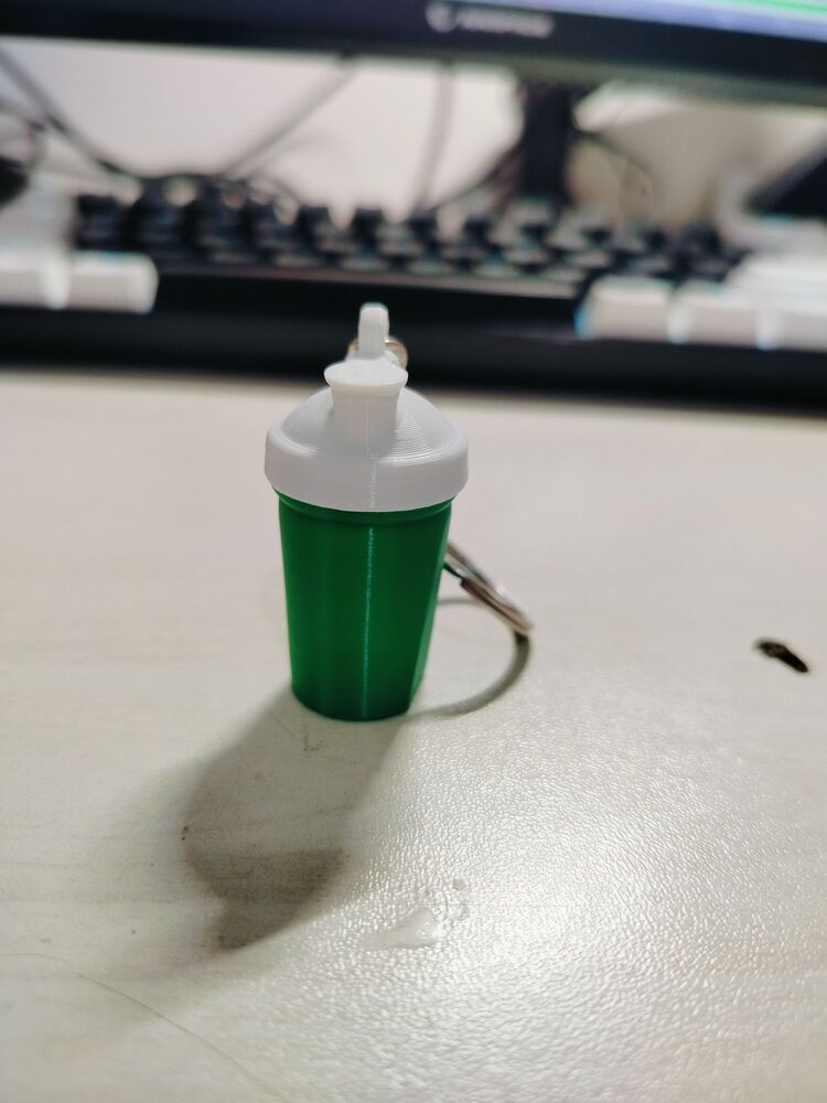 Sesli protein shaker anahtarlık