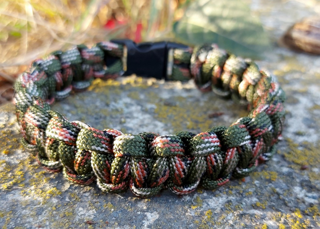 Askeri Kamuflaj 2 Paracord Bileklik