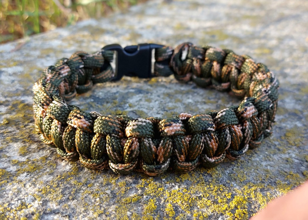 Askeri Kamuflaj Paracord Bileklik