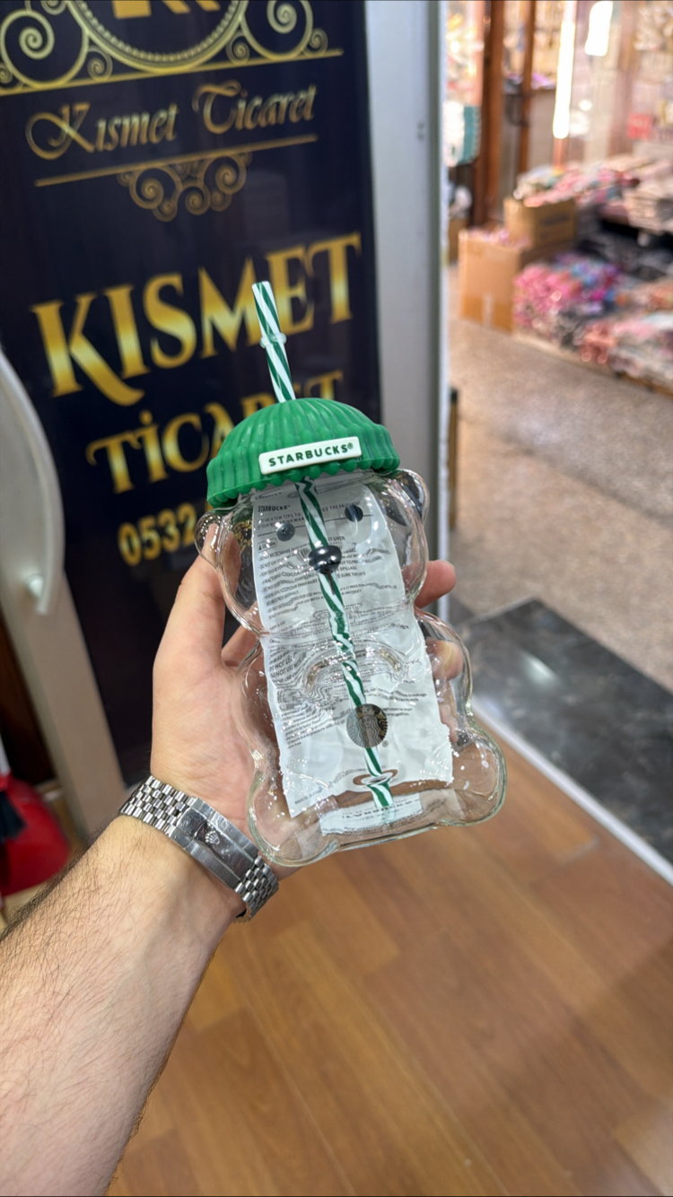 Starbucks ayıcıklı kahve bardağı