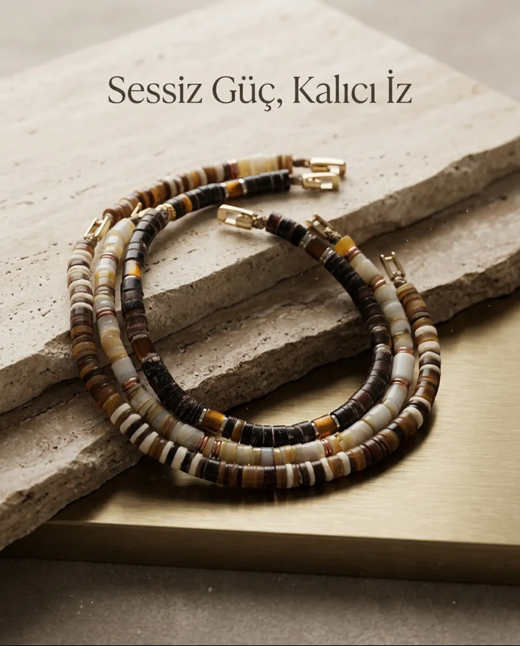 Sedef shell 3 lü bileklik