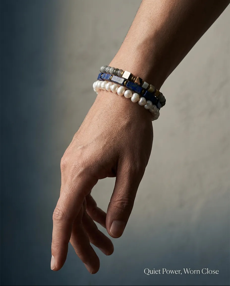 İnci,labradorit,lapislazuli, Amazonit kolye 