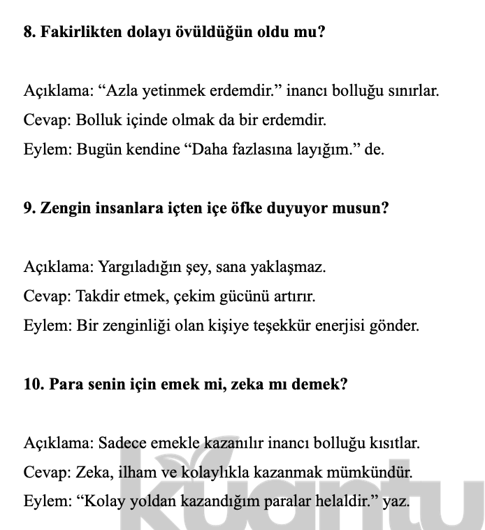 BOLLUK BEREKET NEDEN BENDE YOK?