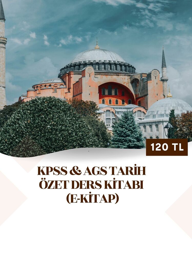 KPSS & AGS Tarih Özet Ders Kitabı (E-Kitap)