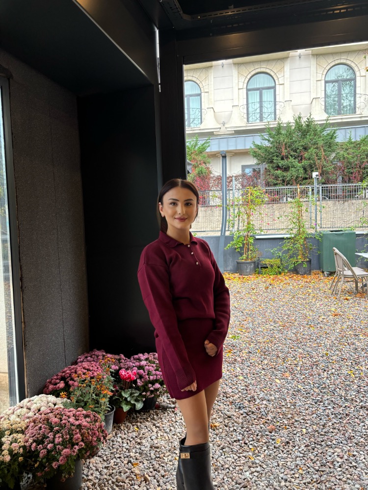 Bordo triko takım