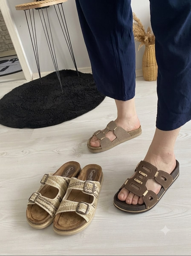 Hasır Model Toka Detay Comfort Şık Terlik