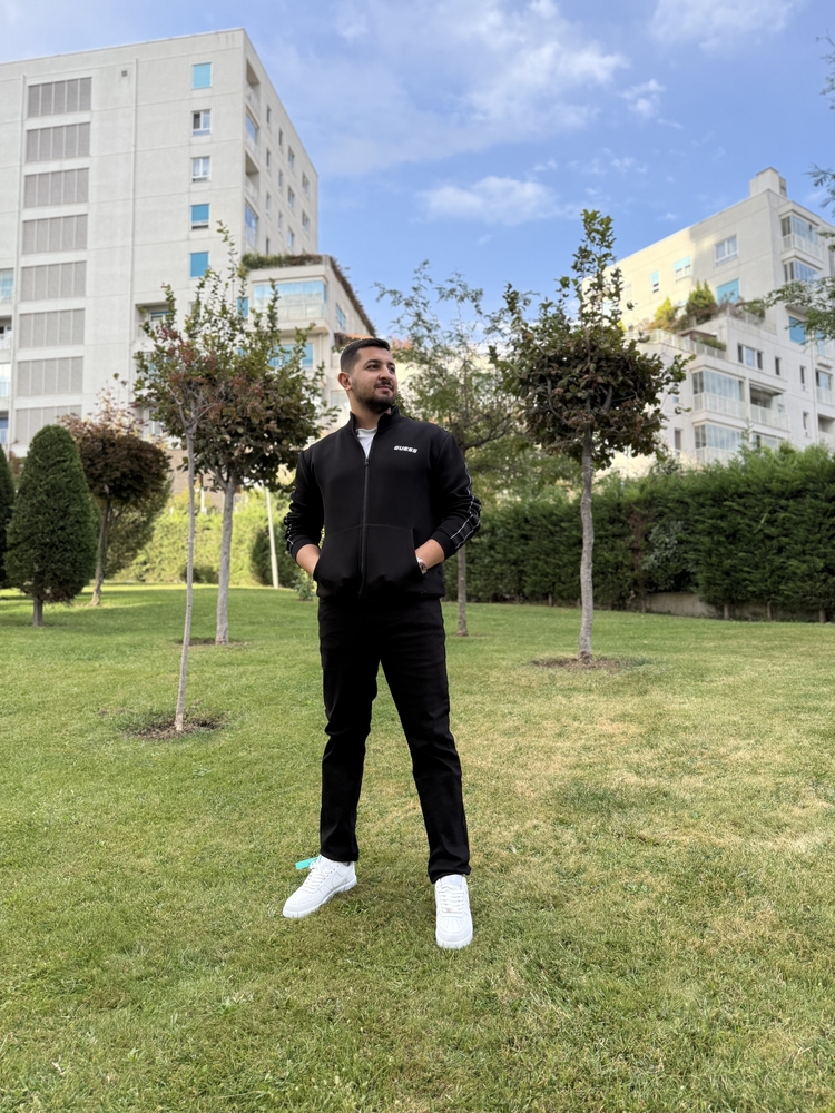 Premium Likralı Kot Regular Siyah Pantolon 