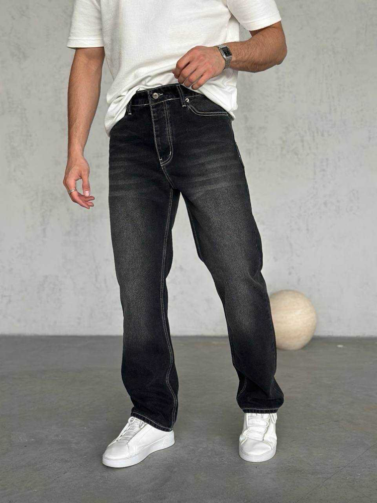 New-Baggy Siyah Pantolon