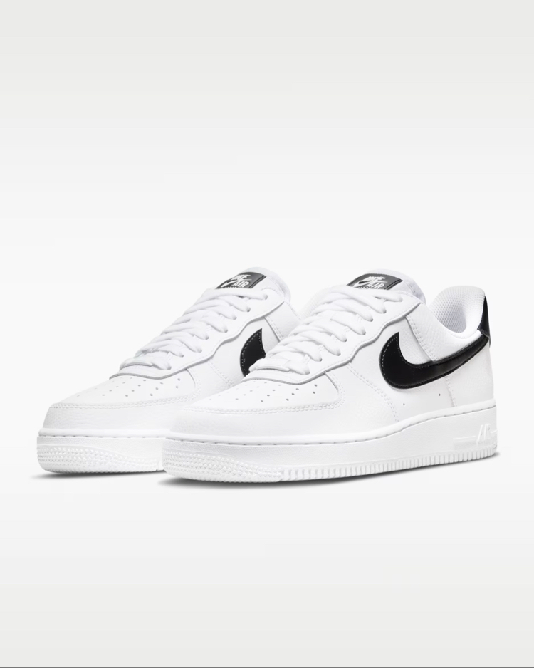 İndirim-Nike Air Force 07 White and Black