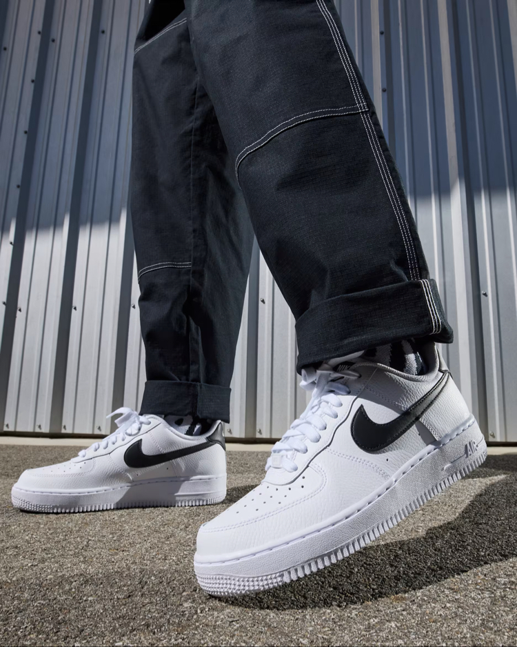 İndirim-Nike Air Force 07 White and Black