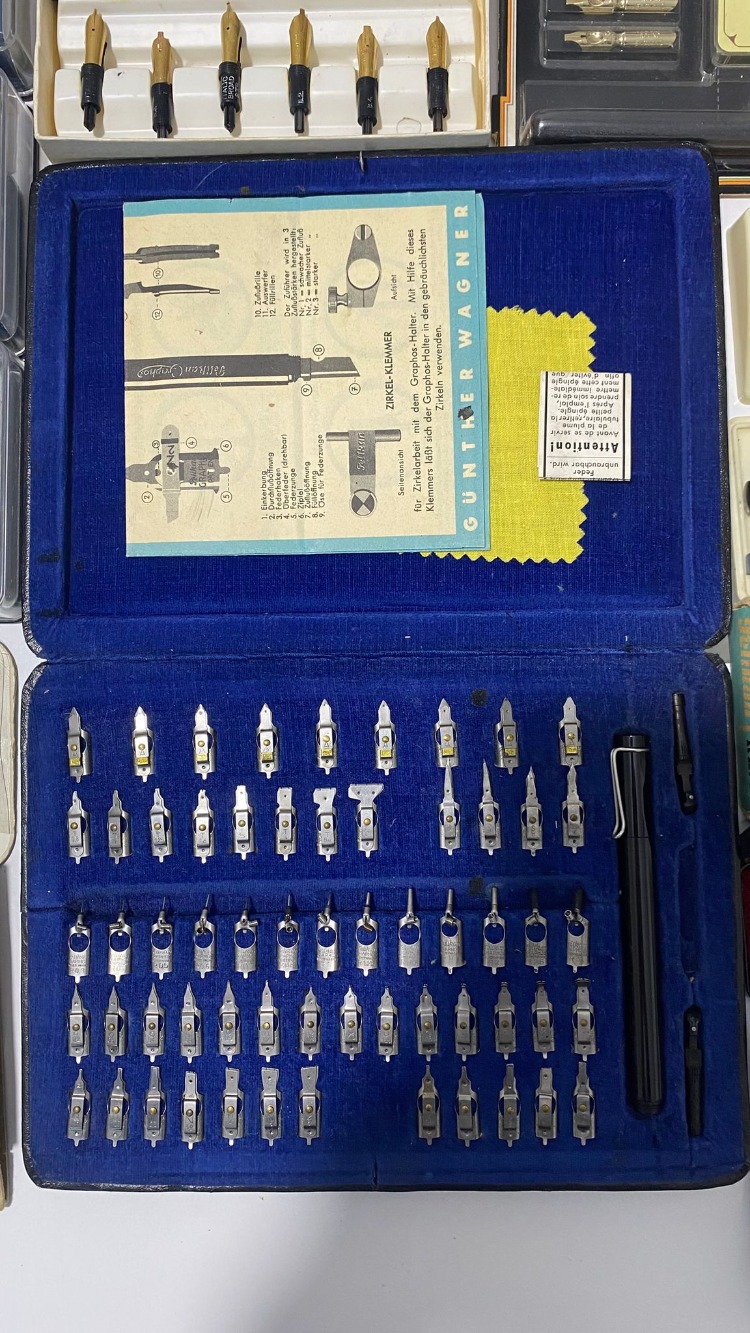 Pelikan Graphos 60 lı Full set / Kullanılmamış Vintage set 
