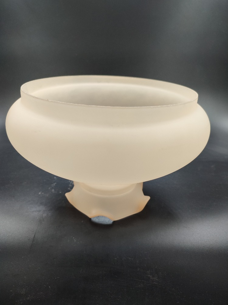 ALAATTİN AVİZE CAMI. SOMON RENKLİ (Alt yuva çapı:20.00cm-h:16.00 cm)