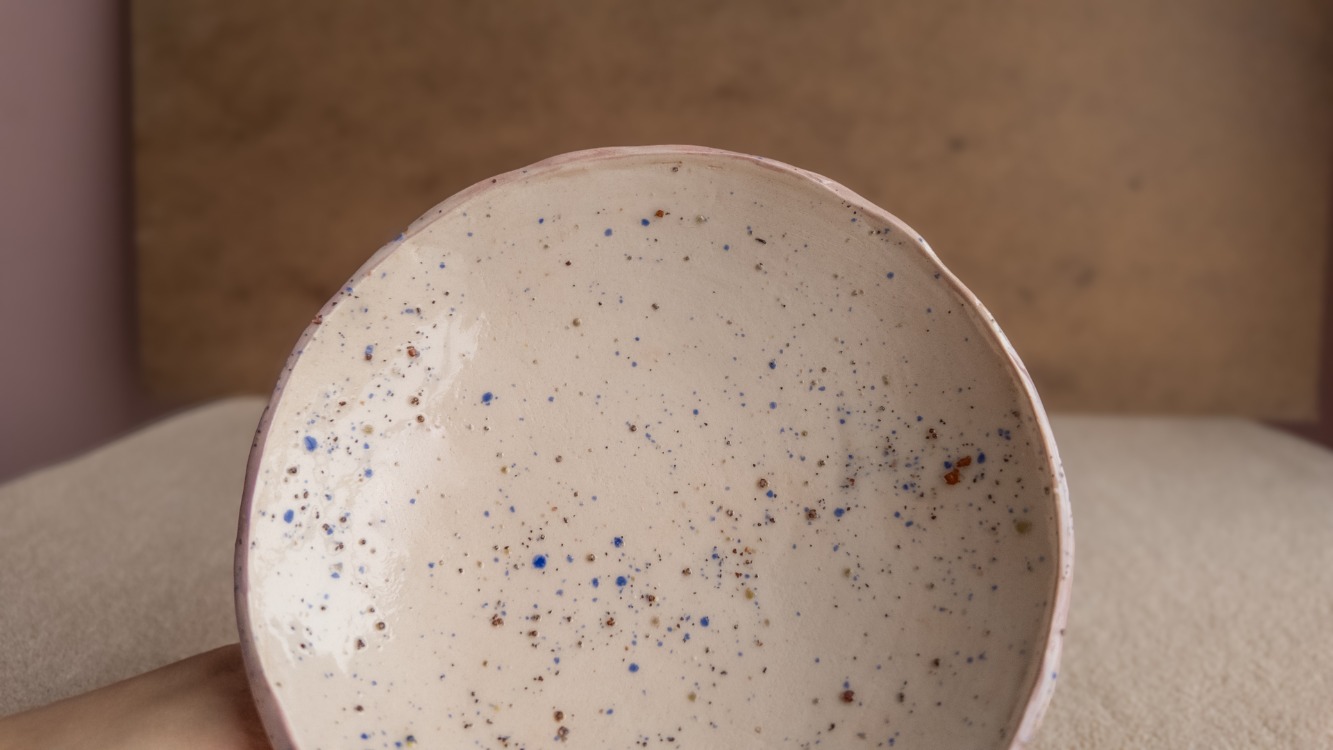 Dondurma Desenli Yükseltilmiş Seramik Mama Kabı — 14 cm | Kuimo