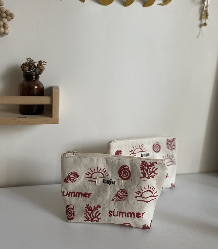 makyaj çantası // summer baskı