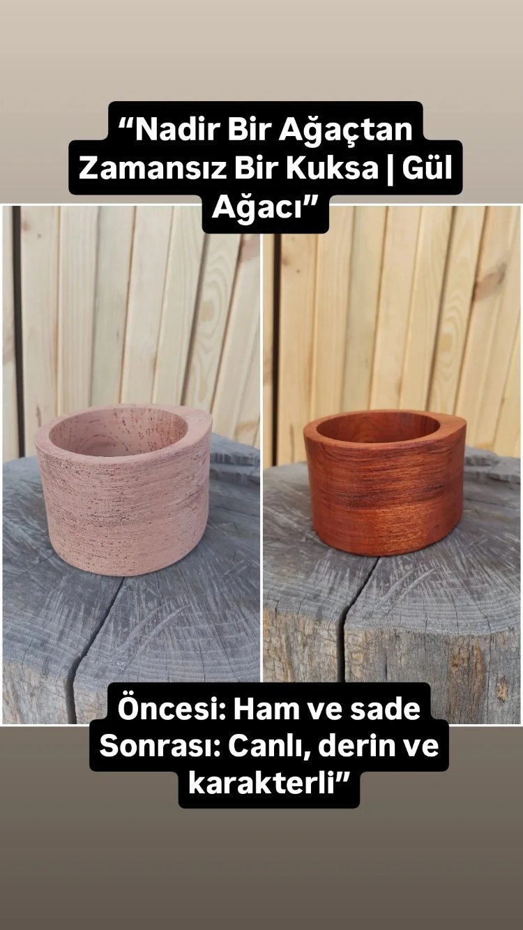 Gül ağacı 'Bubinga' taslak : 8x9x10