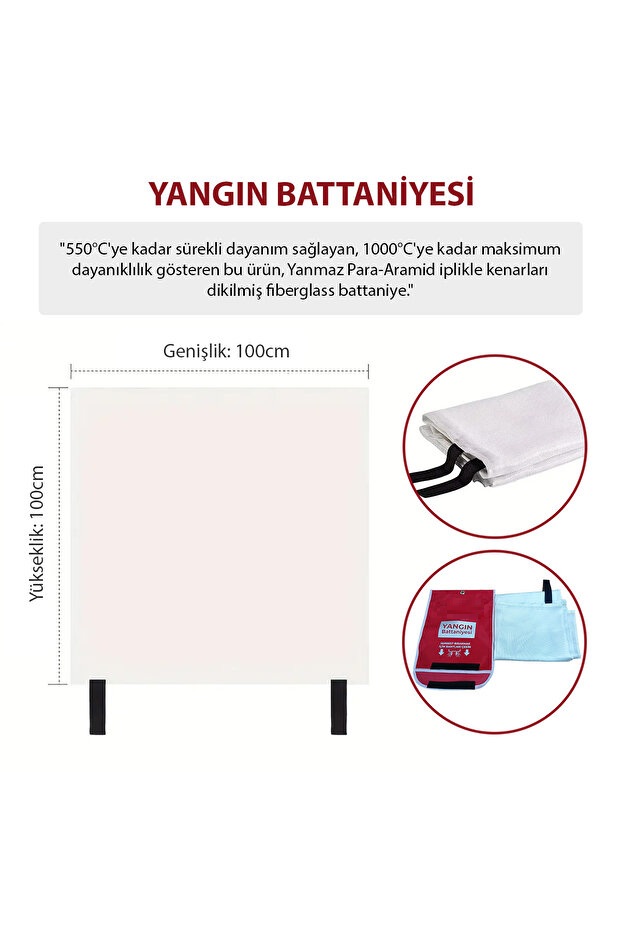 Yangın Battaniyesi 100x100cm