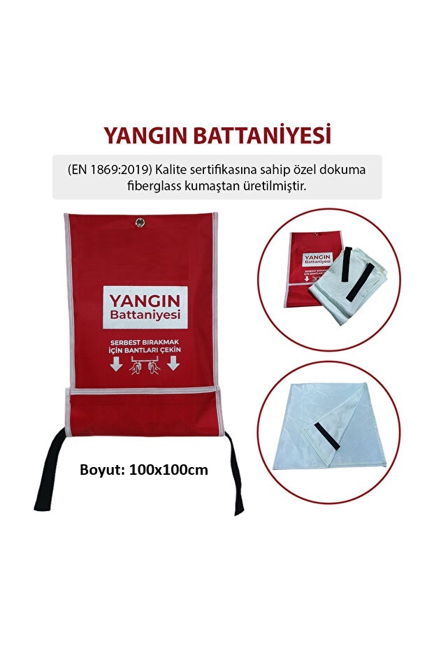 Yangın Battaniyesi 100x100cm