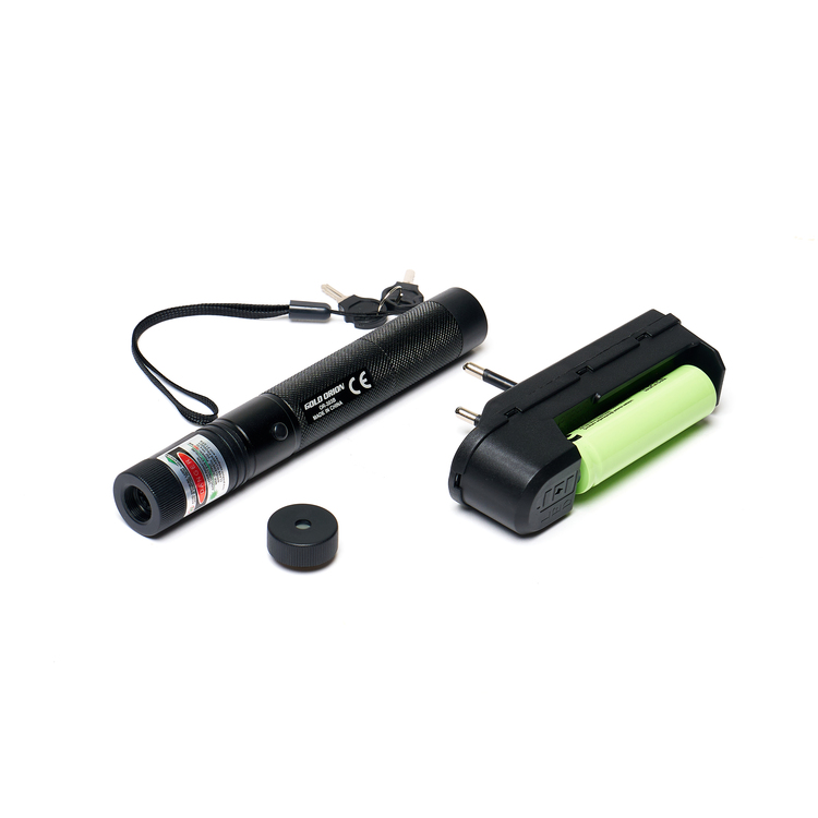 Yeşil Lazer Pointer Yüksek Güçlü Lazer Işaretçisi Şarjlı Anahtar Emniyetli