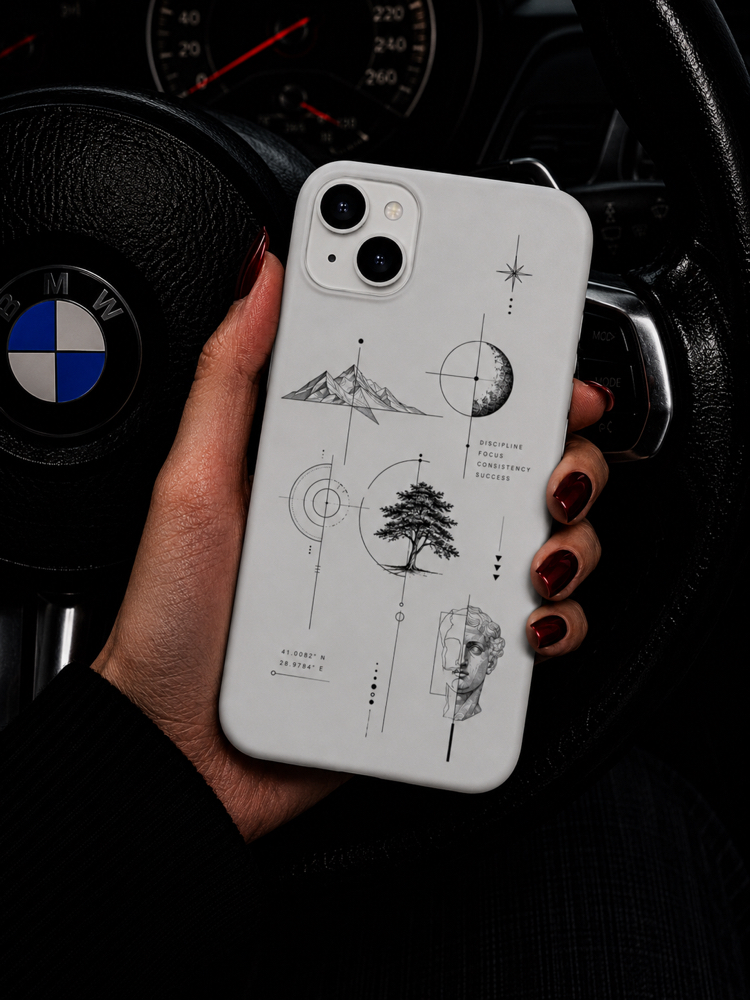 IPhone | KARIŞIK Özel Tasarımlı | Lansman Slikonlu Kılıf 