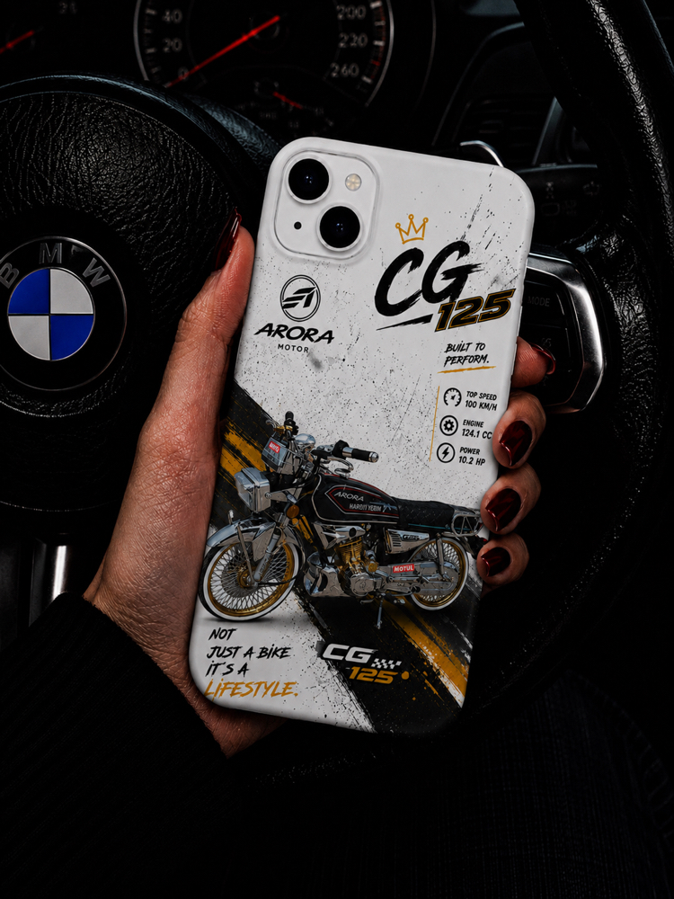 IPhone | ARORA CG 125 Özel Tasarımlı | Lansman Slikonlu Kılıf 
