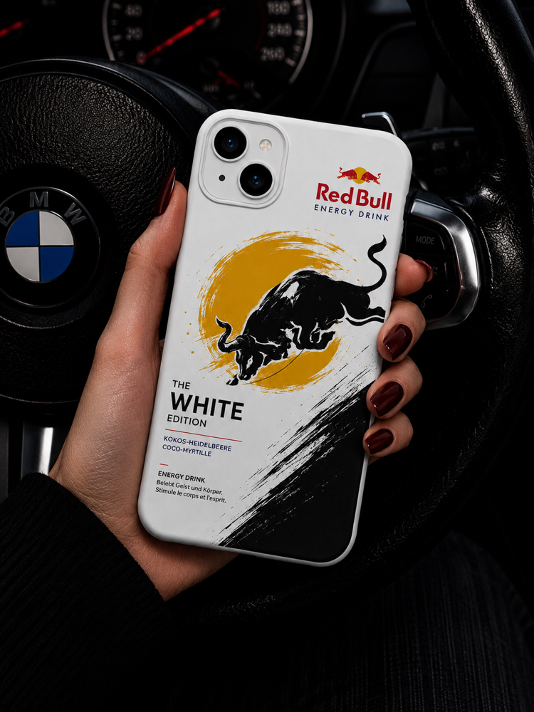 IPhone | RED BULL Özel Tasarımlı | Lansman Slikonlu Kılıf 