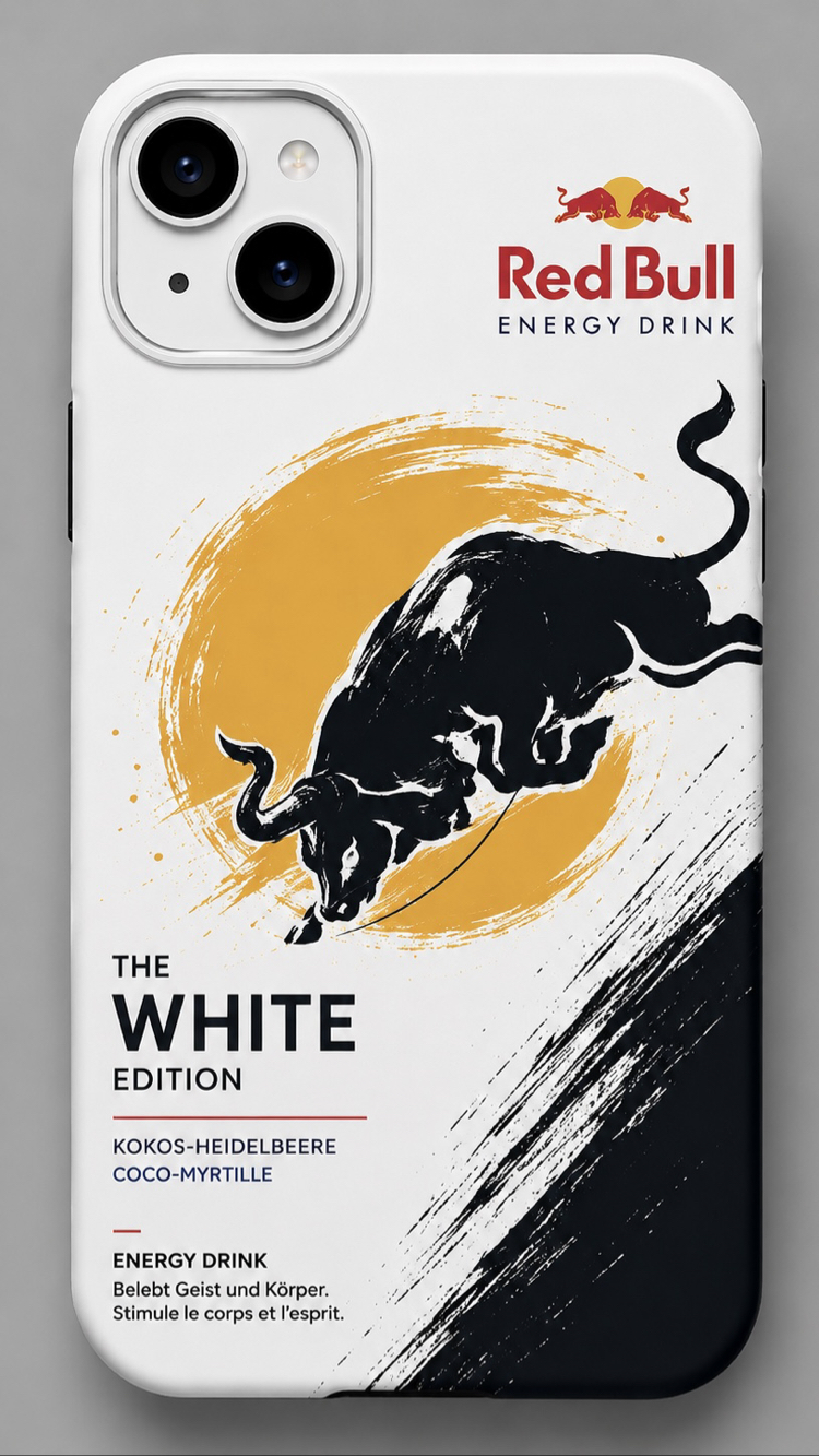 IPhone | RED BULL Özel Tasarımlı | Lansman Slikonlu Kılıf 