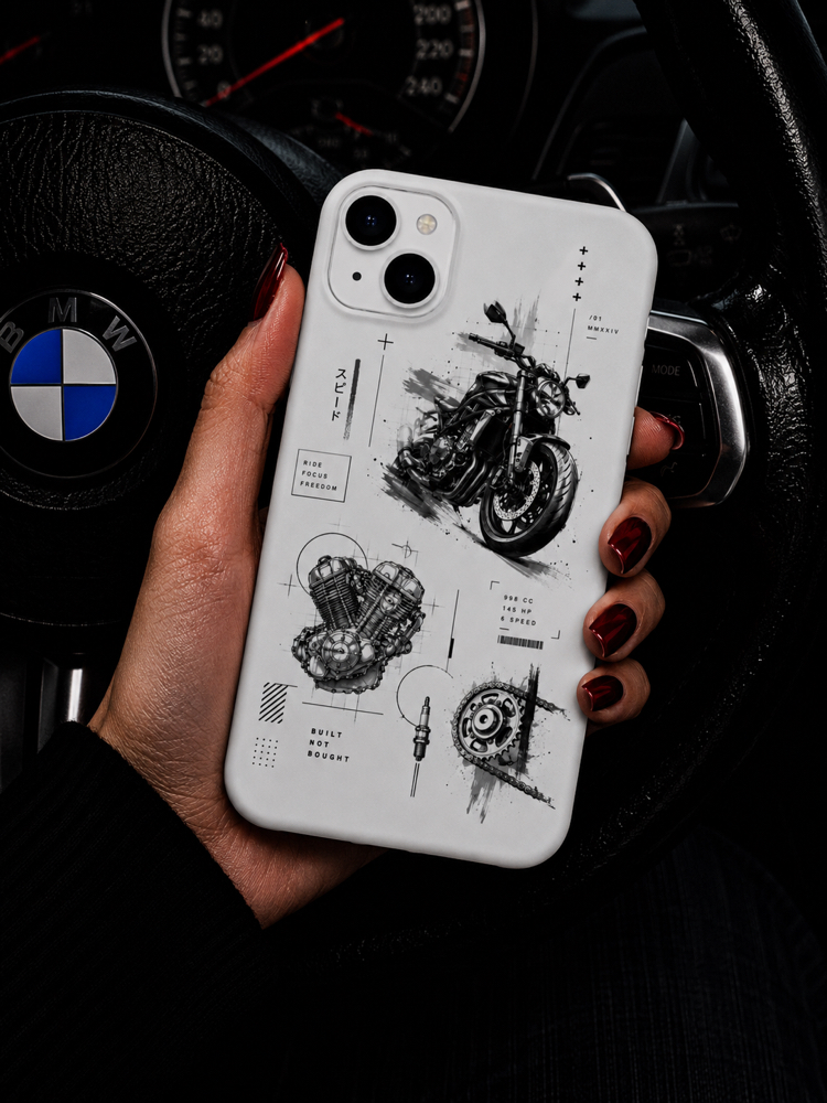 IPhone | MOTOR Özel Tasarımlı | Lansman Slikonlu Kılıf 