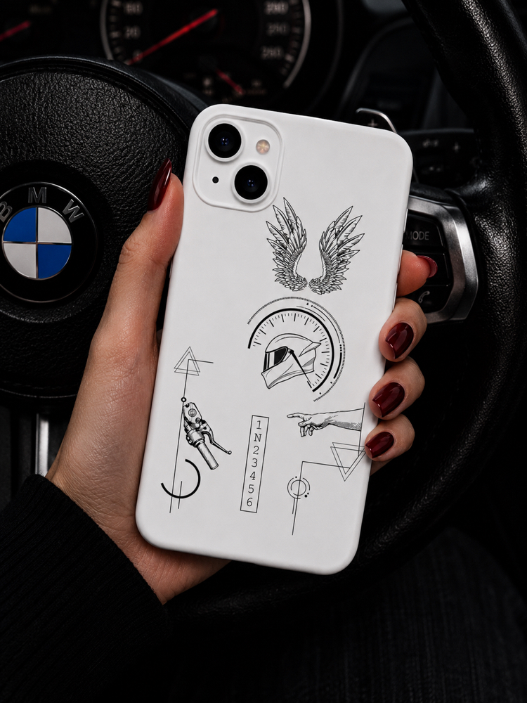IPhone | MOTOR Özel Tasarımlı | Lansman Slikonlu Kılıf 