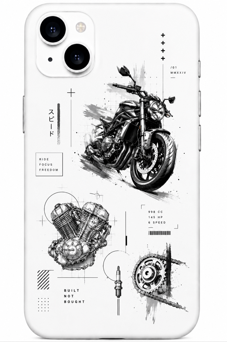 IPhone | MOTOR Özel Tasarımlı | Lansman Slikonlu Kılıf 