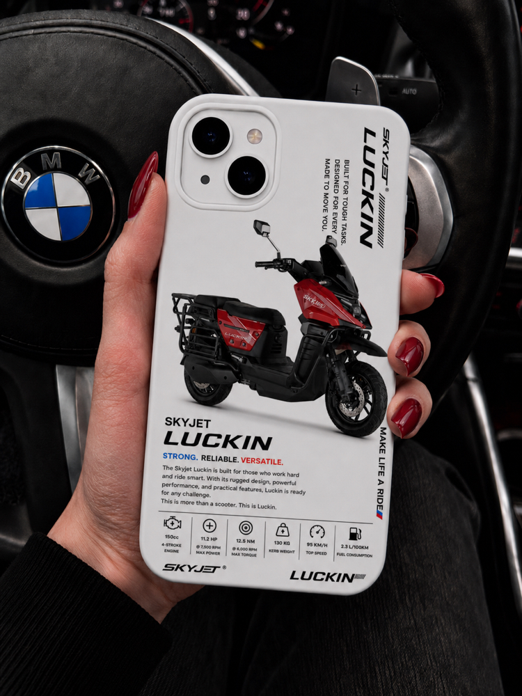 IPhone | SKAYJET LUCKİN Özel Tasarımlı | Lansman Slikonlu Kılıf