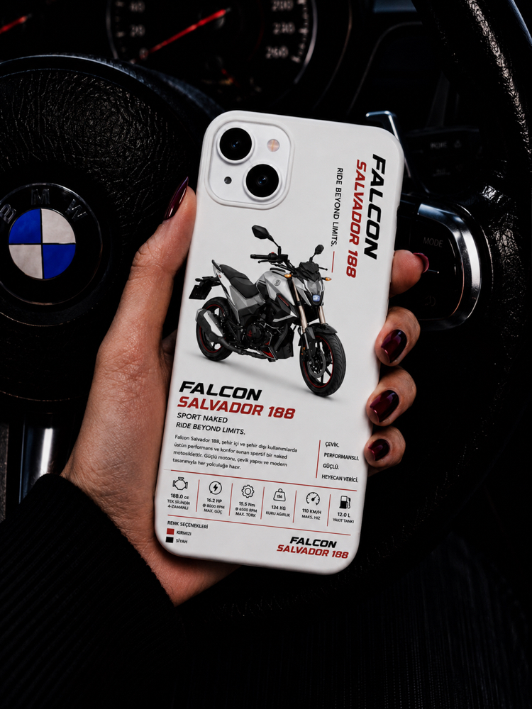 IPhone | FALCON SALVADOR Özel Tasarımlı | Lansman Slikonlu Kılıf