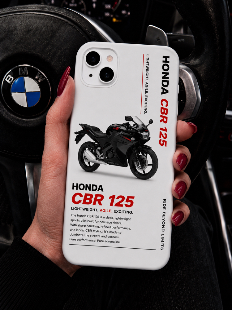 IPhone | HONDA CBR 125 Özel Tasarımlı | Lansman Slikonlu Kılıf