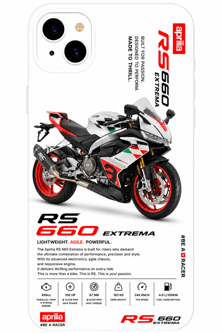 IPhone | RS 660 EXTREMA Özel Tasarımlı | Lansman Slikonlu Kılıf