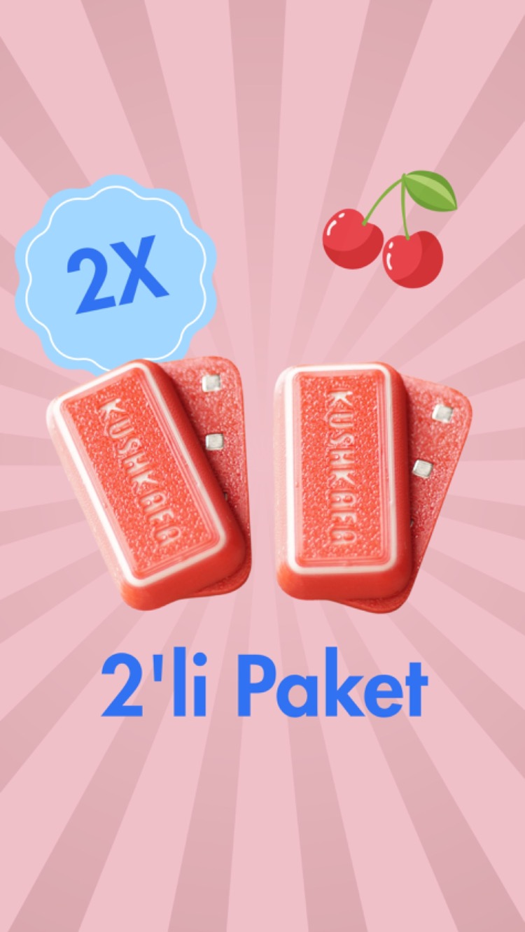 KushKafa Çıt Çıt Red Velvet 2'Li Paket ( Mıknatıslı Stres Oyuncağı - Fidget Toy )