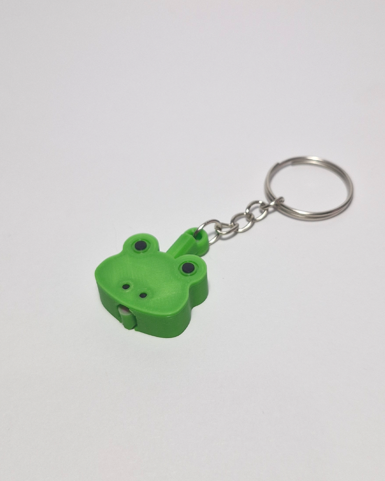 Tongue Frog Keychain