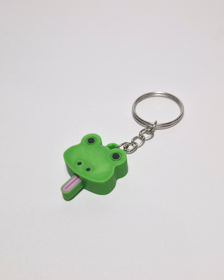 Tongue Frog Keychain