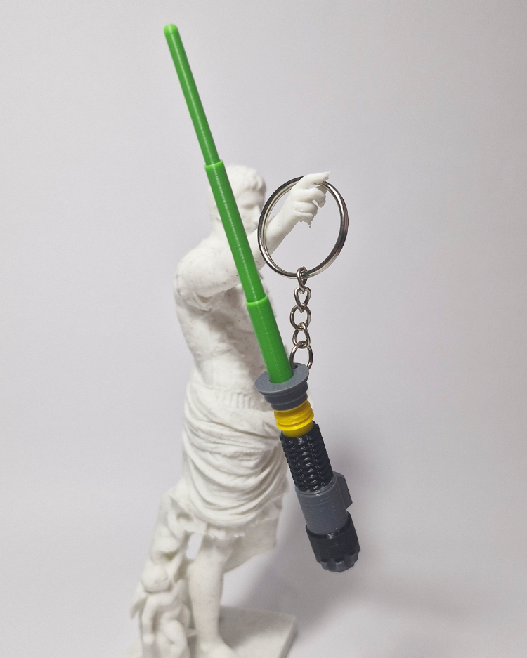 Green Lightsaber Keychain