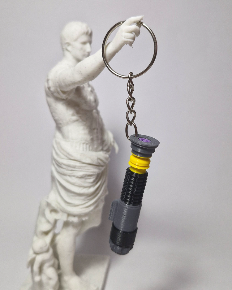 Purple Lightsaber Keychain