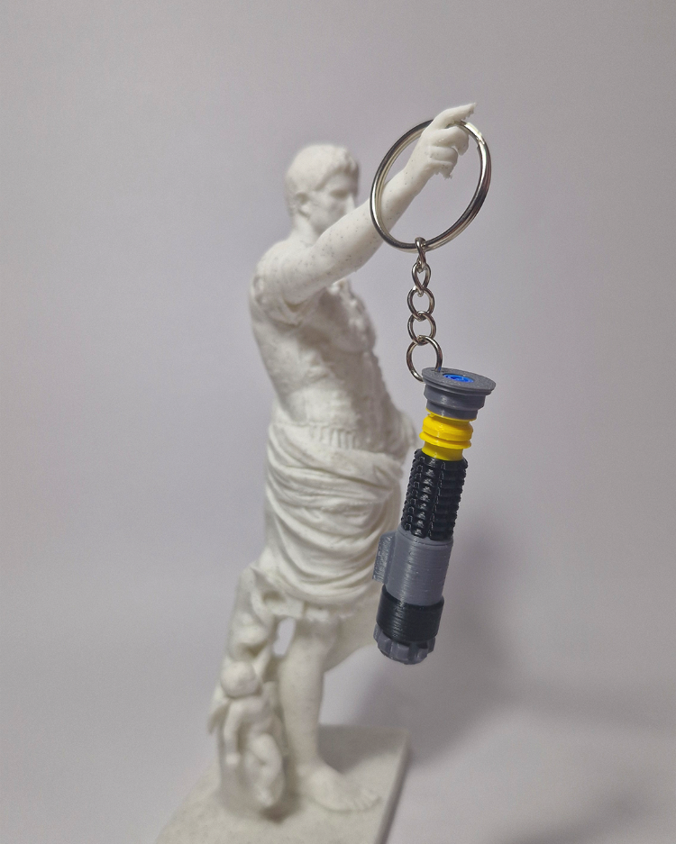 Blue Lightsaber Keychain