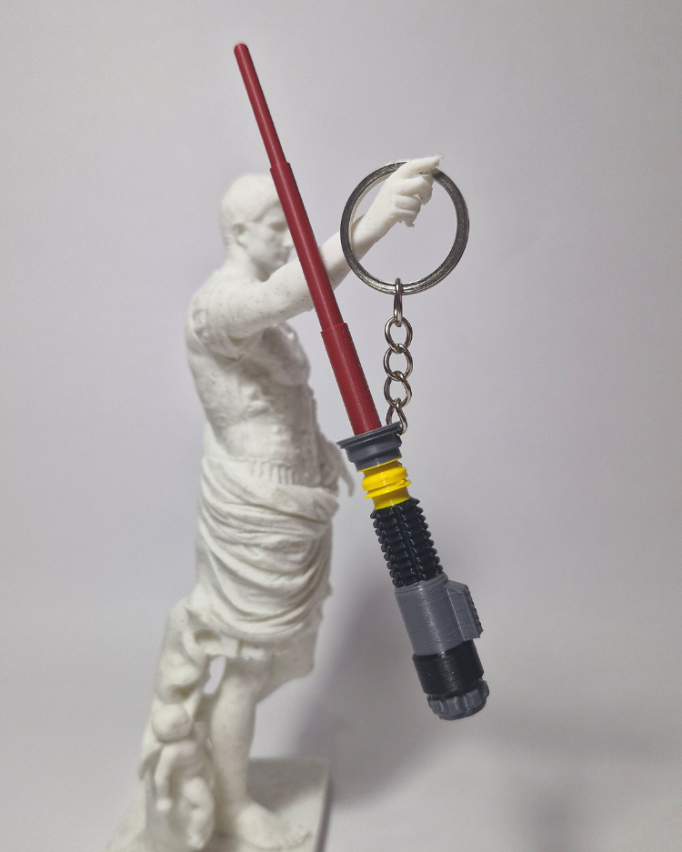 Red Lightsaber Keychain
