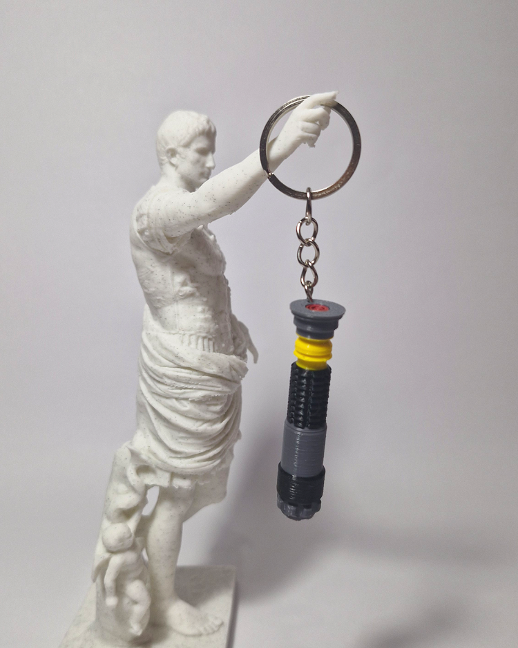 Red Lightsaber Keychain