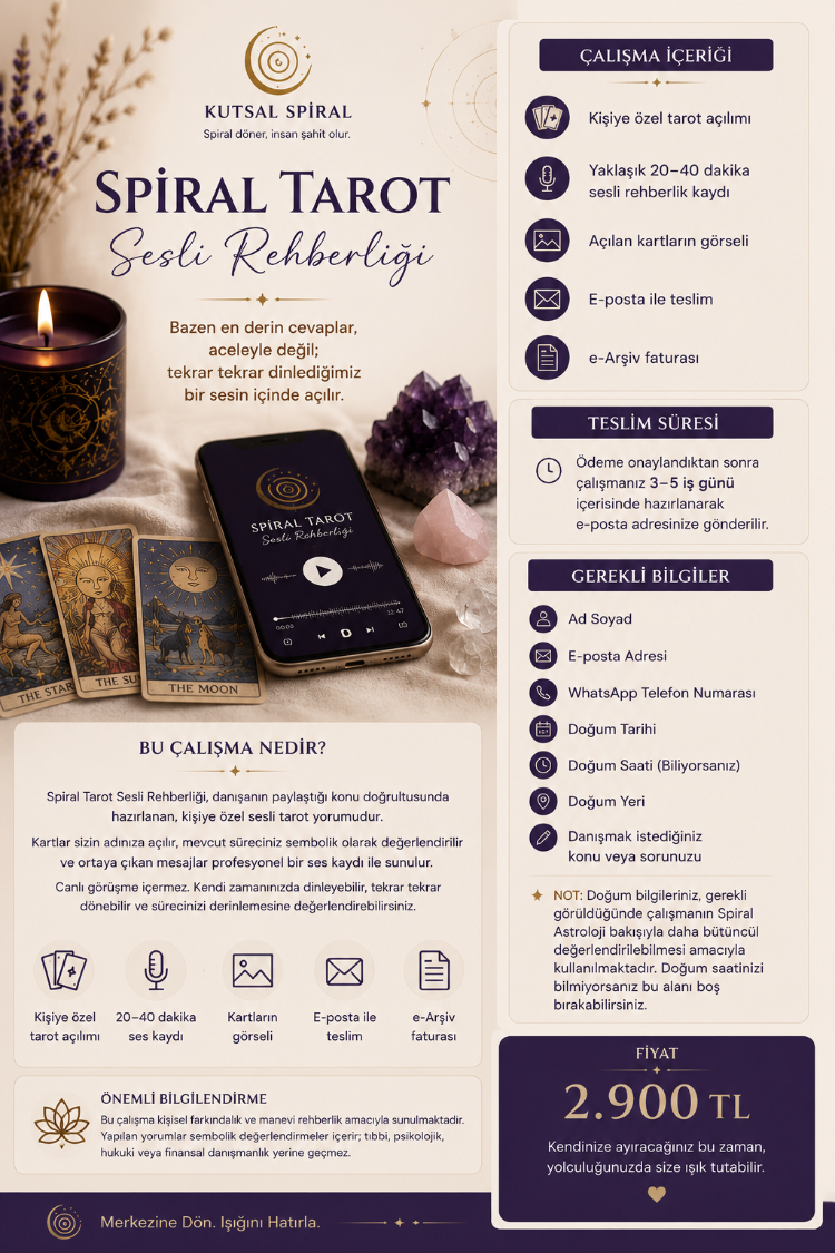 Spiral Tarot Sesli Rehberliği