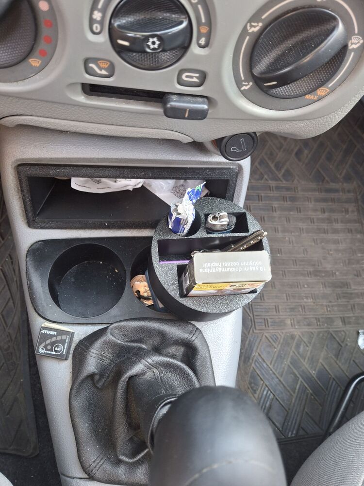Palio / Albea mk2 kasa bardaklık + organizer (sökülüp takılabilir)
