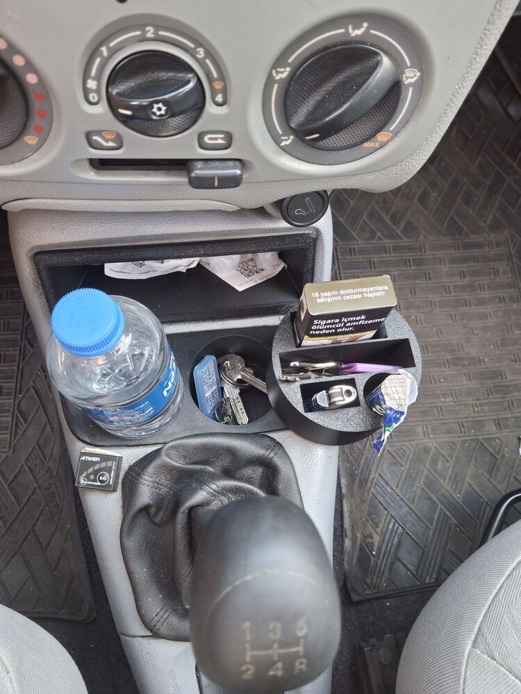Palio / Albea mk2 kasa bardaklık + organizer (sökülüp takılabilir)