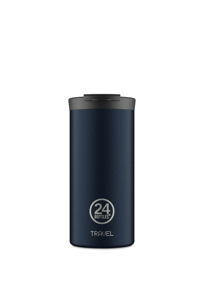 24 Bottles - Travel Tumbler Deep Blue Paslanmaz Çelik Termos Bardak - 600 ml