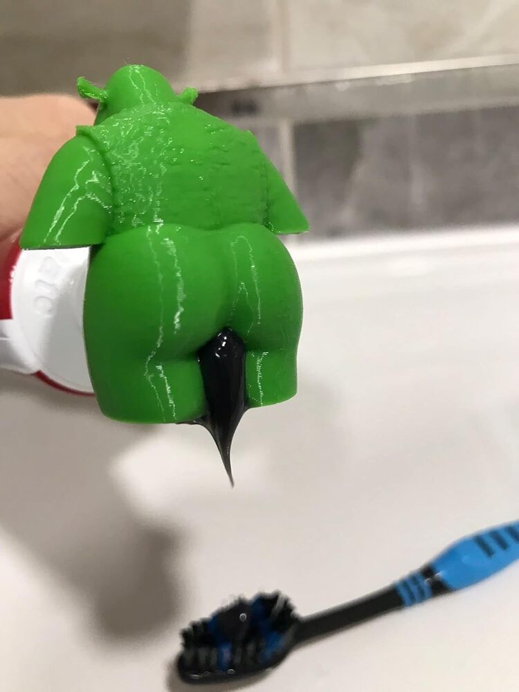 Shrek Diş Macunu Kapağı – Eğlenceli Tasarım