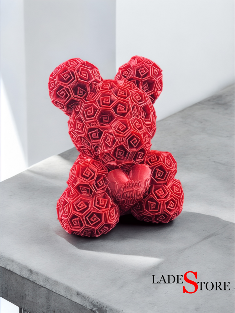 Sevgililer Günü İçin Rose Bear Aşk Ayıcık