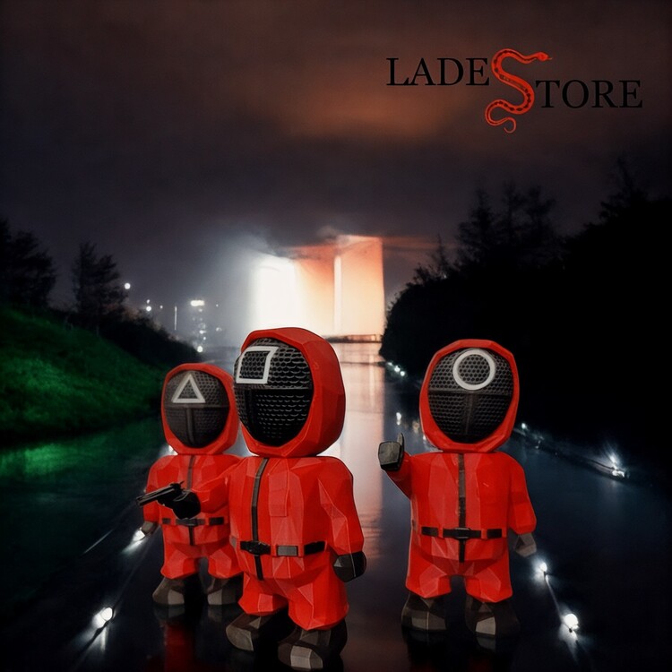 Squid Game 3 Adet Oyuncak Figür