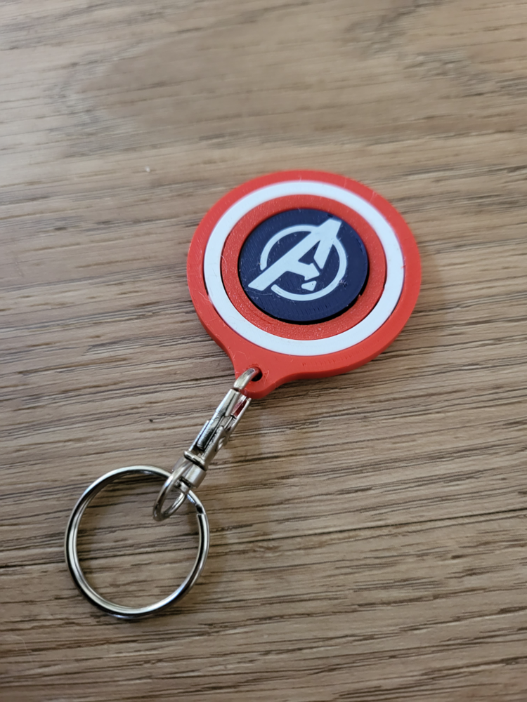 ️ Captain America Kalkan Keychain