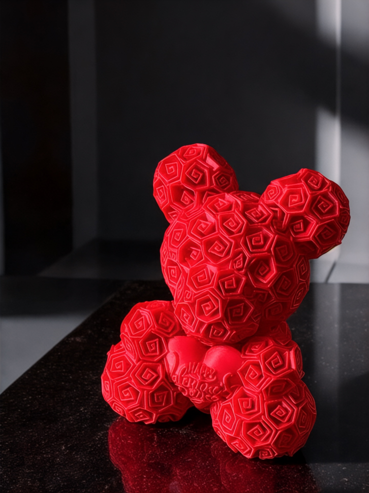 Sevgililer Günü İçin Rose Bear Aşk Ayıcık